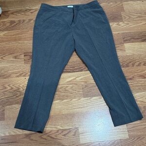 Tahari Dark Gray Wide Leg Women's Pants